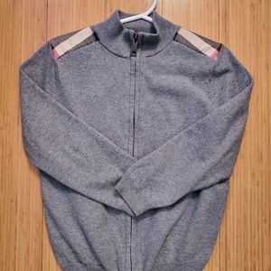 Burberry kids zipped cardigan